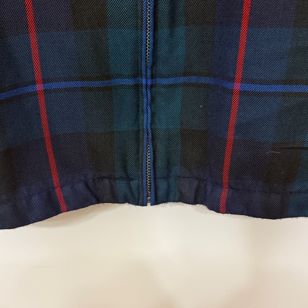 Lauren Ralph Lauren Tartan Wool Full Zip Shirt - Picture 6 of 6